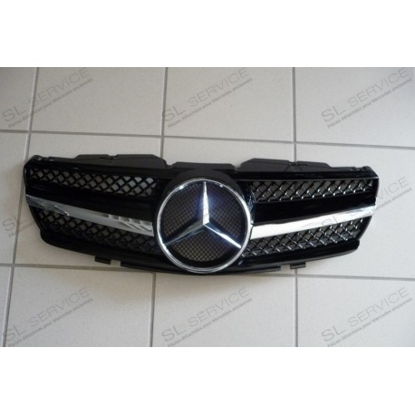 Calandre noir et chrome SL W230 av 02-2006