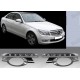 Feux diurne Led avec cercle antibrouillard ovale chromé