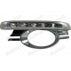 Feux diurne Led avec cercle antibrouillard ovale chromé