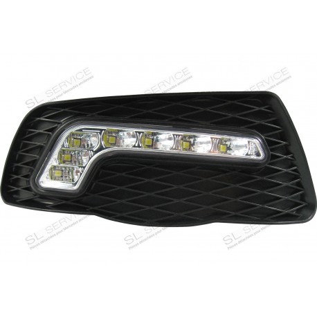 Grille de pare choc avec feux diurne Led Classe C W204