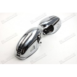 Coque de rétro chromée avec clignotant en LED 2006 à 2009