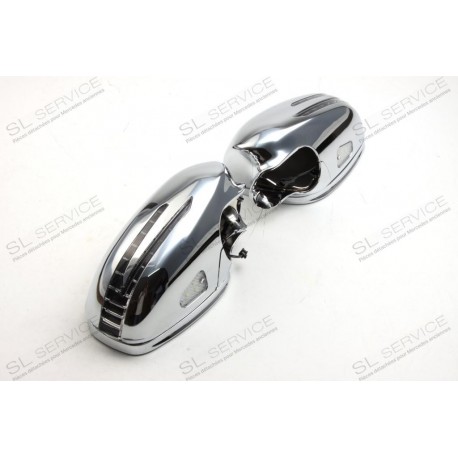 Coque de rétro chromée avec clignotant en LED 2006 à 2009