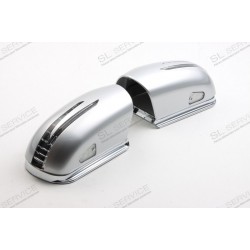 Coque de rétroviseur grise avec clignotant en LED 2006-2009