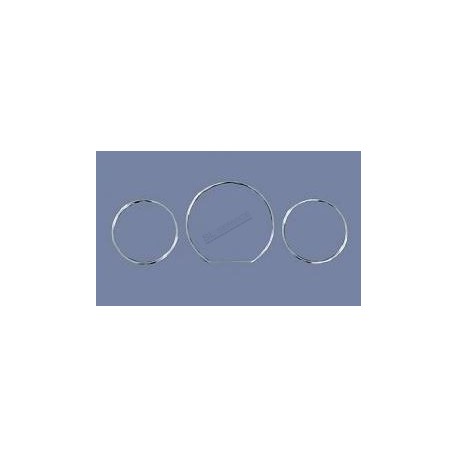 Cercle de compteur chromé W202