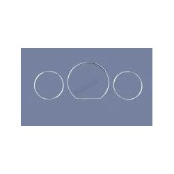 Cercle de compteur chromé W124