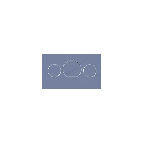 Cercle de compteur chromé W124
