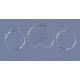 Cercle de compteur chromé W202
