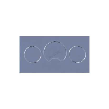 Cercle de compteur chromé W202