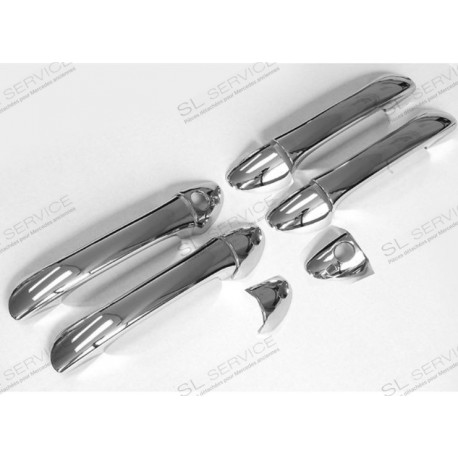 Habillage poignée de porte chromé Classe C W203 et E W211