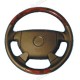 Volant airbag cuir et noyer