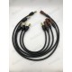 Kit cables d'allumage droit 1KOhm