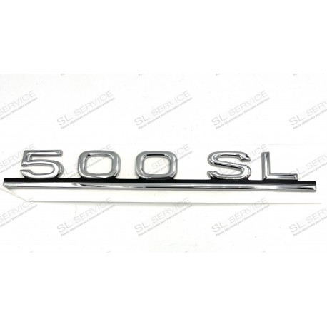 Monogramme de coffre 500SL après nr série 040189 à coller