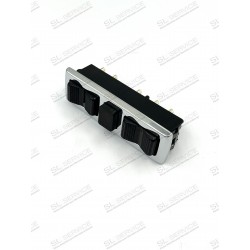 BOUTON LEVE VITRE GAUCHE AV + AR + VERROUILLAGE