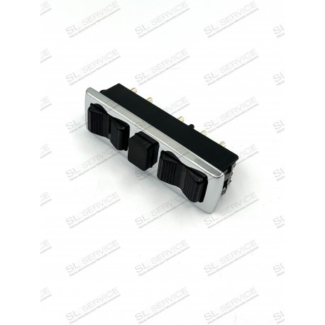 BOUTON LEVE VITRE GAUCHE AV + AR + VERROUILLAGE