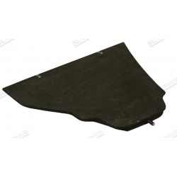 Plancher derrière le siège gauche