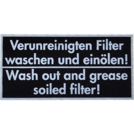 AUTOCOLLANT FILTRE A AIR