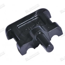 DEMI BOITIER DE CONNECTEUR MALE 2 POLES  NU POUR LUNETTE ARRIERE W107