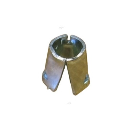 CLIPS DE MAINTIEN ROSETTE CHROMEE DE CHAUFFAGE