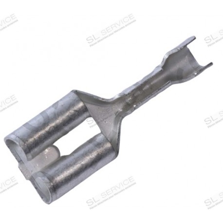 PRISE PLATE A SERTIR b 6.3 CABLE A PARTIR DE 1.0