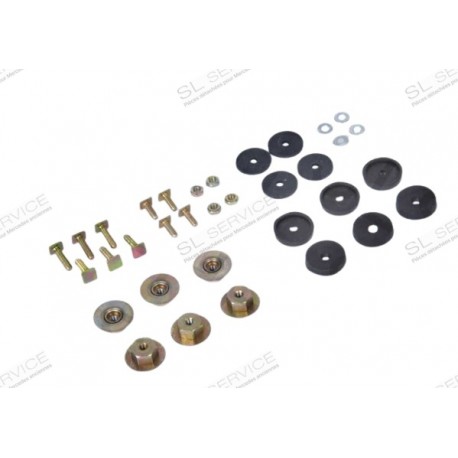 KIT MONTAGE 33-37 CHROME DE COUVRE CAPOTE