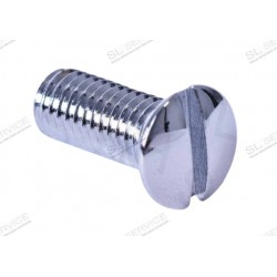 VIS CHROMEE FRAISEE BOMBEE FENTE M6 X 16