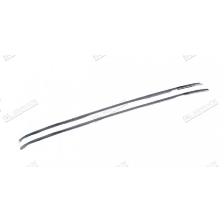 PAIRE DE BAGUETTE DE TOIT CHROME HAUT AVEC FIXATION