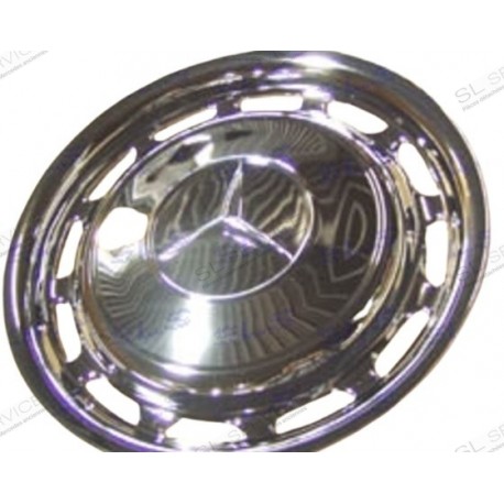 Enjoliveur 14 pouces inox poli
