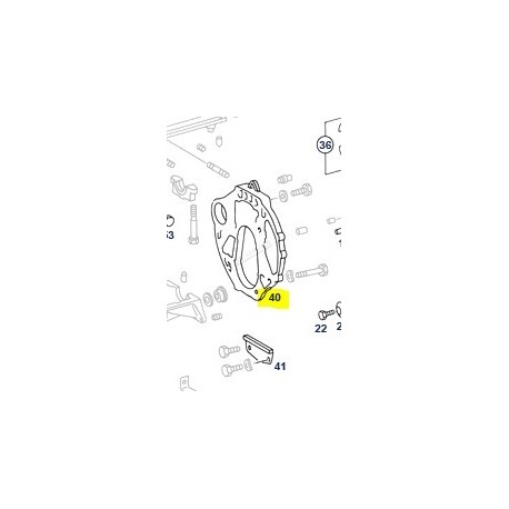 BRIDE INTERMEDIAIRE M110 COTE REPARATION