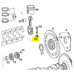 ECROU DE BIELLE M110