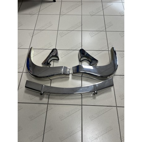 Pare choc avant complet inox poli 190sl