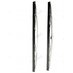 Balais essui glace argent 45cm la paire