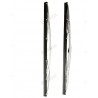 Balais essui glace argent 45cm la paire
