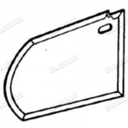 REVETEMENT LATERAL NOIR 280 SL DROIT
