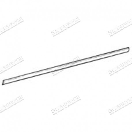 Baguette alu extérieur bas de porte gauche