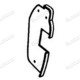 MOULURE CHOMEE DE SERRURE GAUCHE