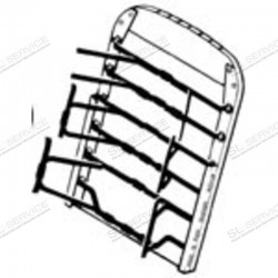 Cadre dossier de siège 230-280sl avec ressorts