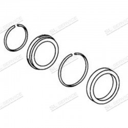 Kit réparation porte roue bras suspension arrière