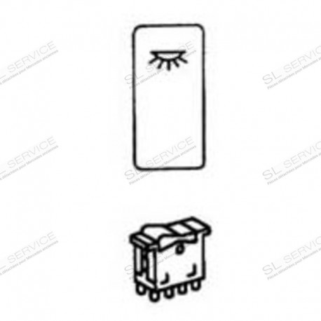 Bouton éclairage intérieur