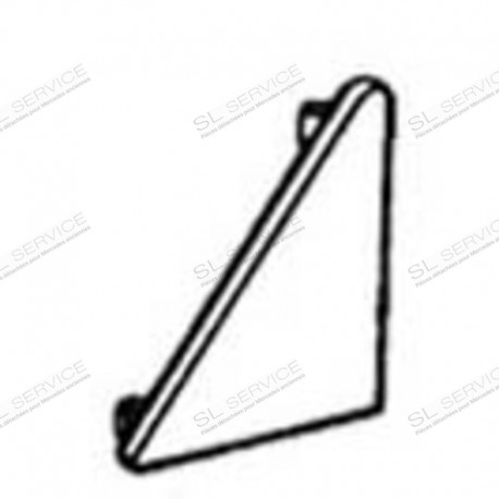 GARNITURE DE PORTE TRIANGLE CACHE RETRO D...