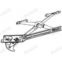 MECANISME DE LEVE VITRE ELECTRIQUE GAUCHE SANS LE MOTEUR.