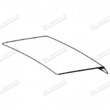 COUVERCLE ARRIERE ACIER NU W107..