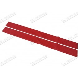 Caoutchouc marche pieds rouge bordeaux SL W107