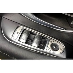 Cadre bouton lève vitre alu matt Classe E W213