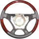Volant airbag Sportline noyer/cuir noir E W124 av 96 W129 av 98