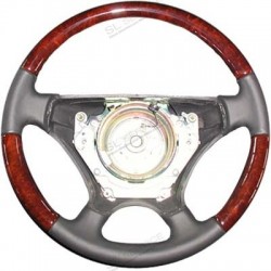 Volant airbag Sportline noyer/cuir noir E W124 av 96 W129 av 98