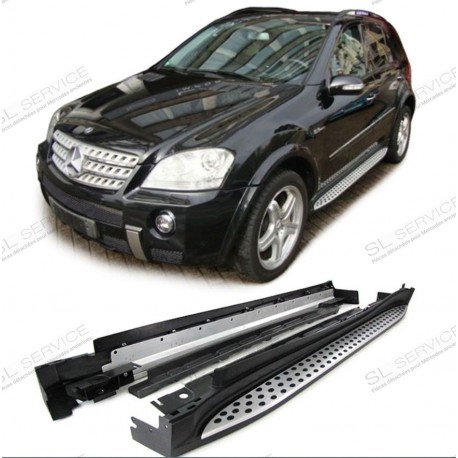 Marches pieds extérieurs plats look AMG ML W164