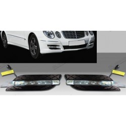 Feux diurne Led avec grille pour W211 ap 06/2006