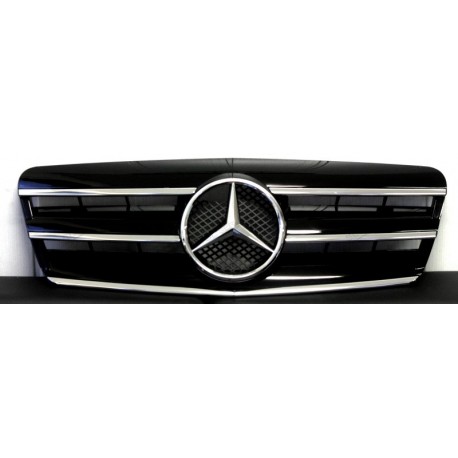 Calandre look CL noir/chrome CLK W208